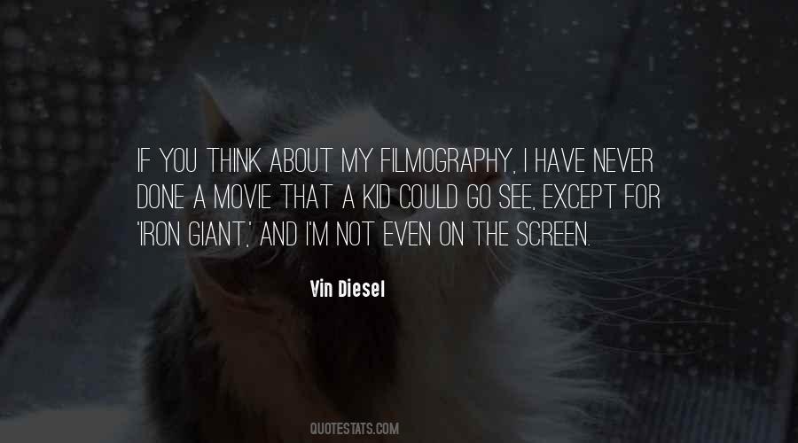 Quotes About Filmography #1757341