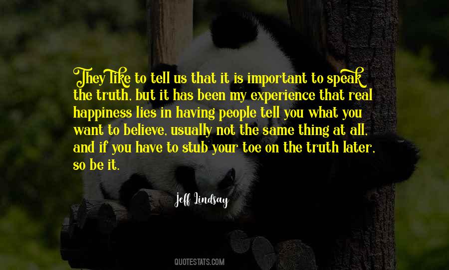 Quotes About Lies And The Truth #235244