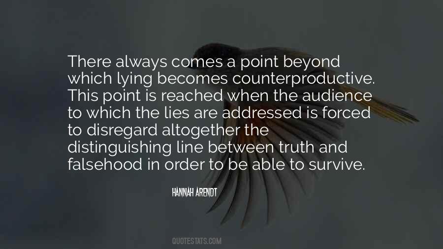 Quotes About Lies And The Truth #287665
