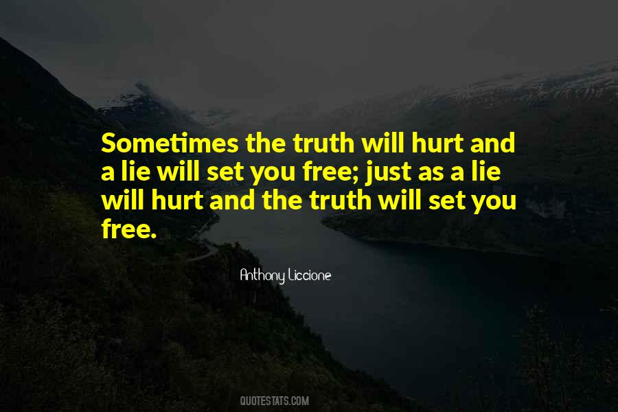 Quotes About Lies And The Truth #30766