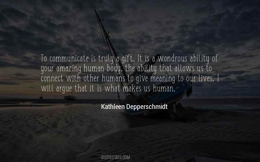 Quotes About Human Connection #289001