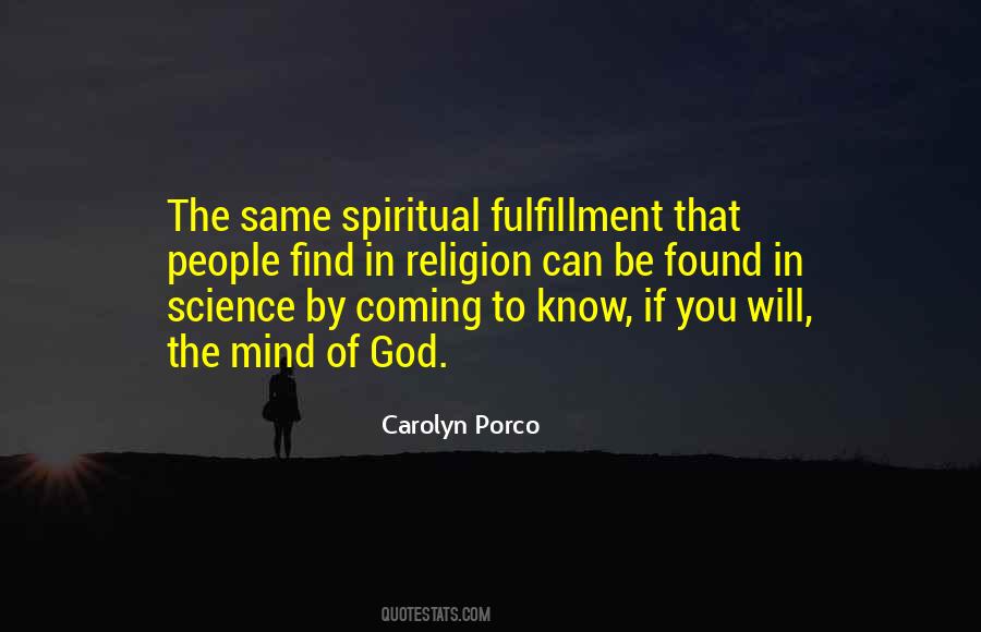 Spiritual Fulfillment Quotes #1172478