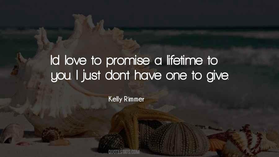 I Promise Love Quotes #271089