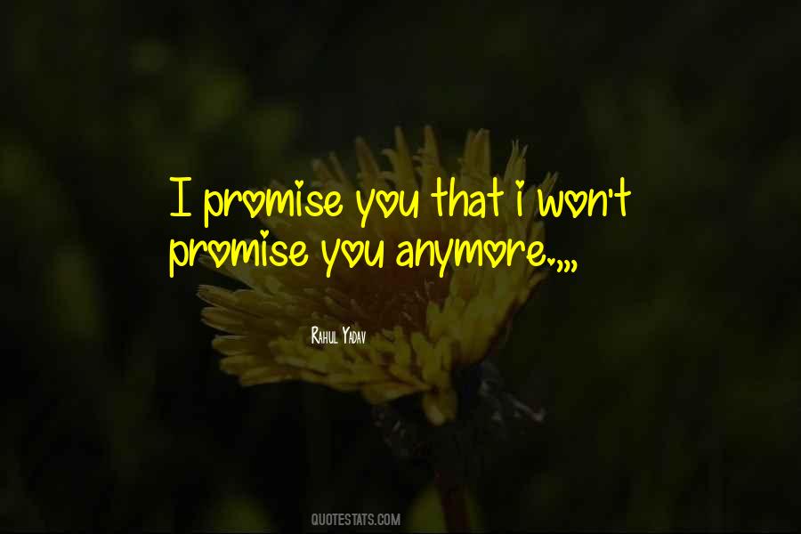 I Promise Love Quotes #439982