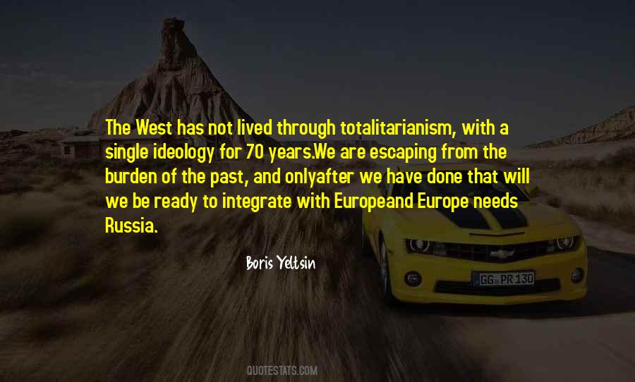 Burden Of The Past Quotes #1167989