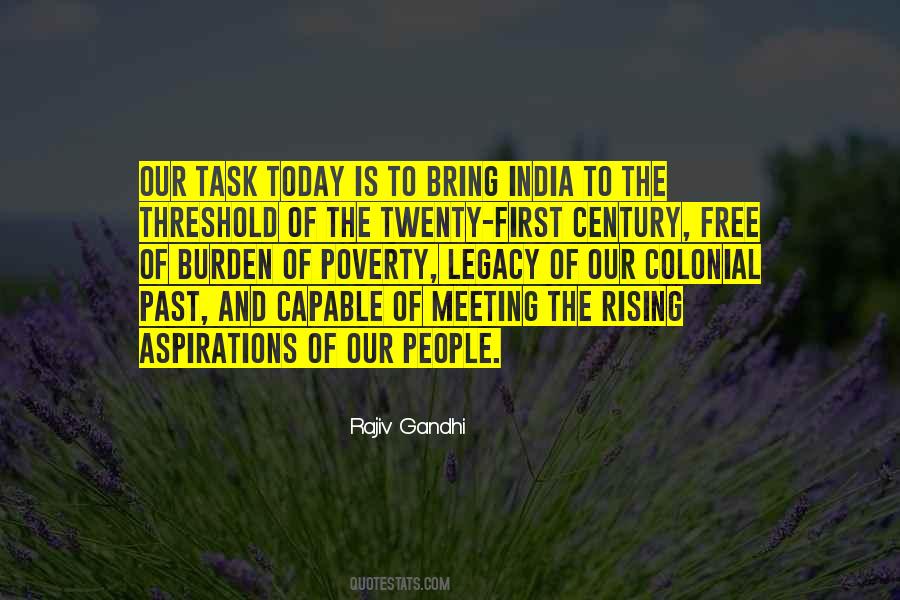 Burden Of The Past Quotes #413035
