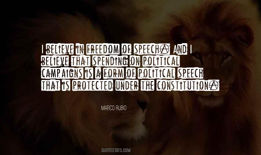Quotes About Political Campaigns #1535486