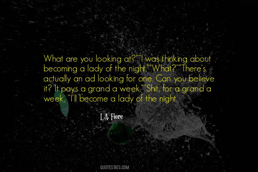 Quotes About Thinking About Someone At Night #193207