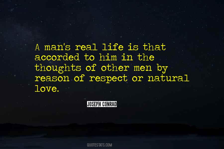 Love Of A Real Man Quotes #1683336