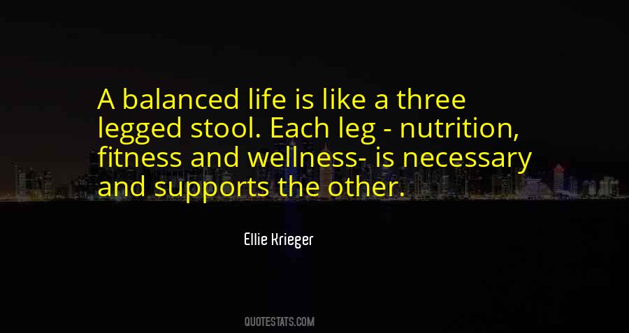 Quotes About Balanced Life #1249726