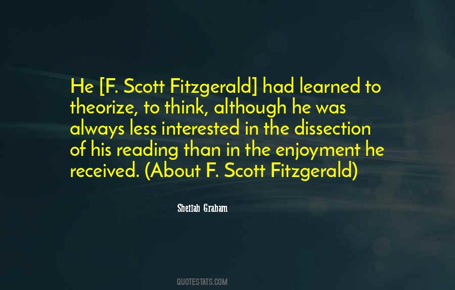 Quotes About Fitzgerald #1045028