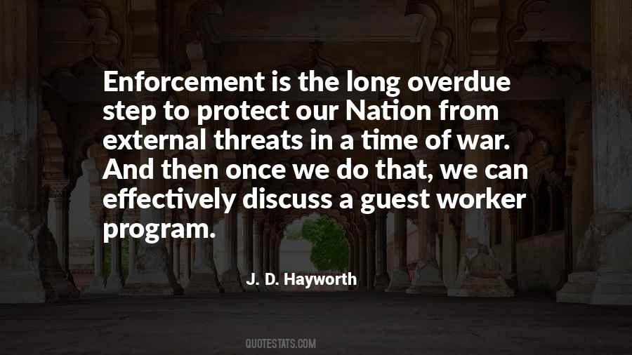 Enforcement Is Quotes #1291297
