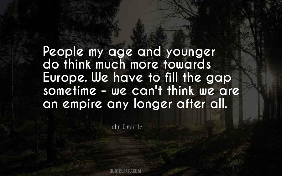 Quotes About Age Gap #1529100