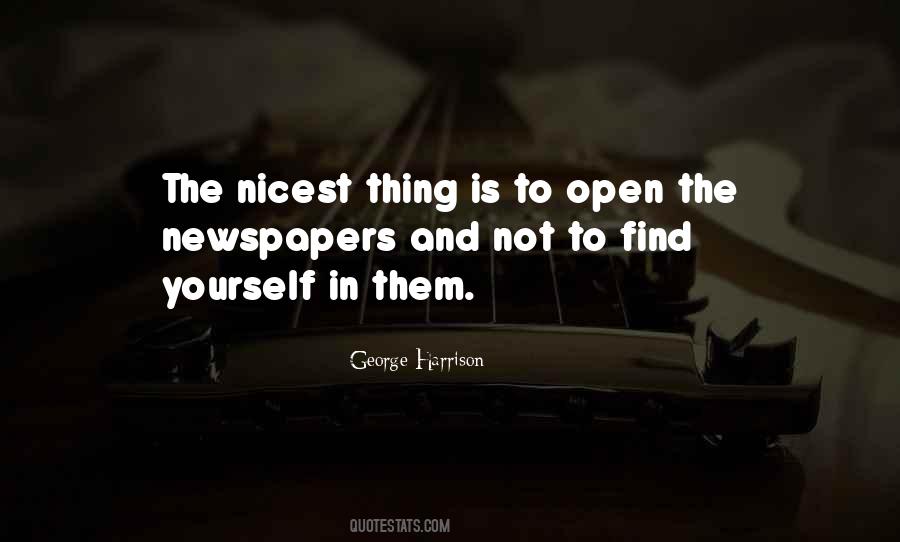 Nicest Thing Quotes #1063327