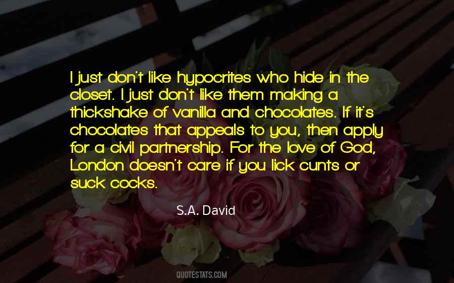 Quotes About Hide Love #192882