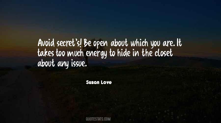 Quotes About Hide Love #702321