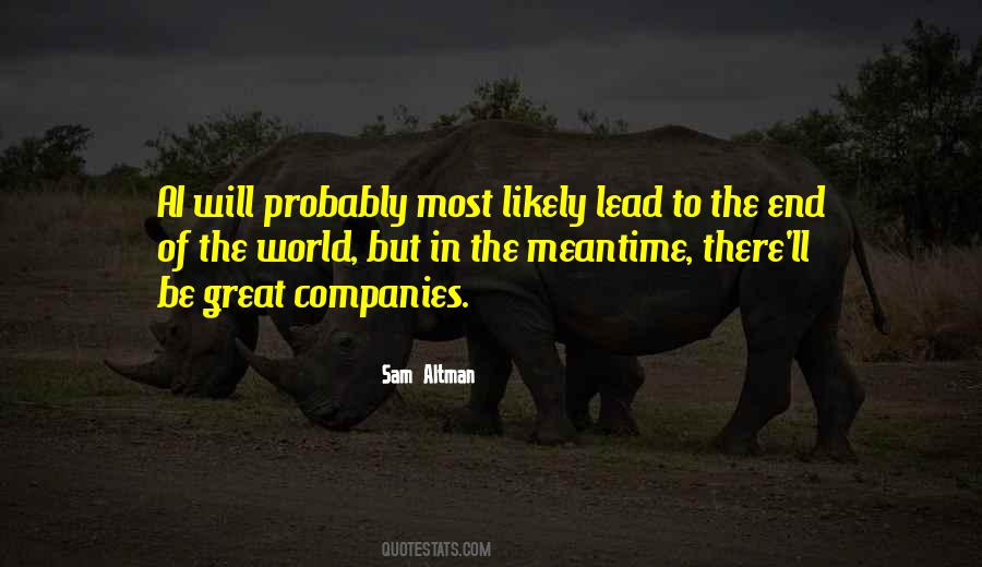 Quotes About The Meantime #806134
