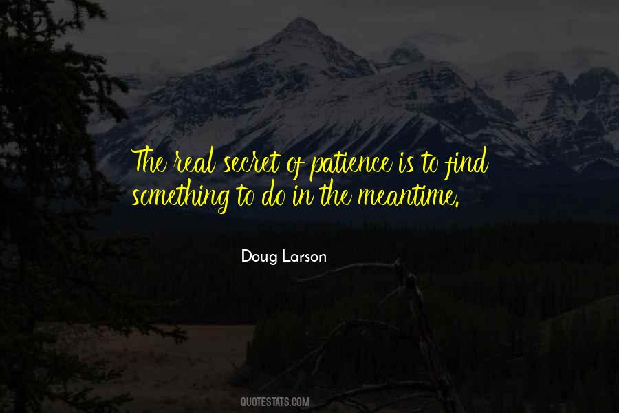 Quotes About The Meantime #824904