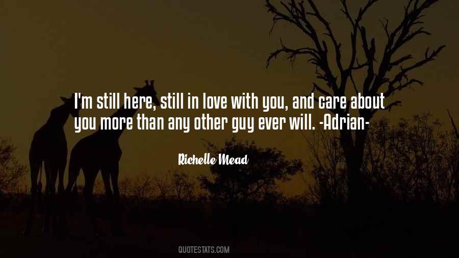 Quotes About Care About You #1454809