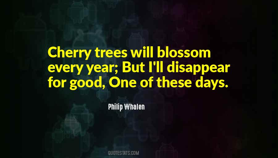 Quotes About Cherry Blossom Tree #1809046