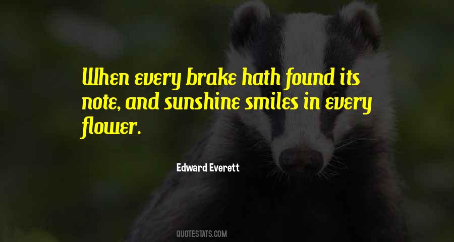 Quotes About Sunshine And Smiles #1747583