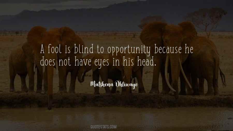 Quotes About Blind Eyes #415855