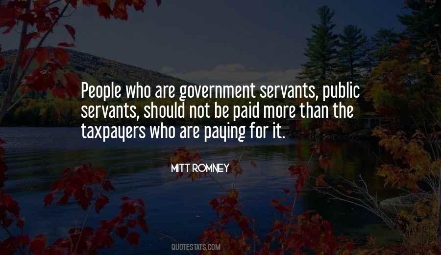 Quotes About Public Servants #1772120