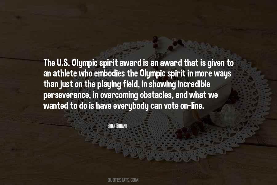 Quotes About Olympic Spirit #538794