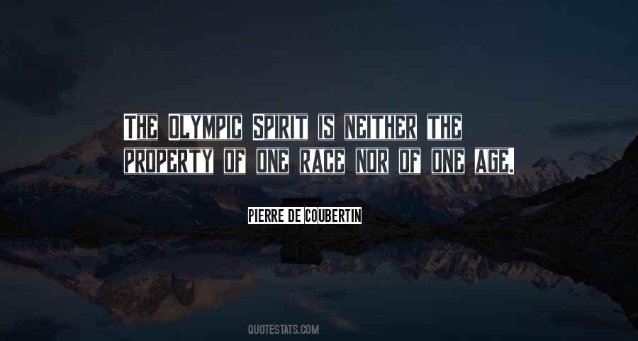 Quotes About Olympic Spirit #984396