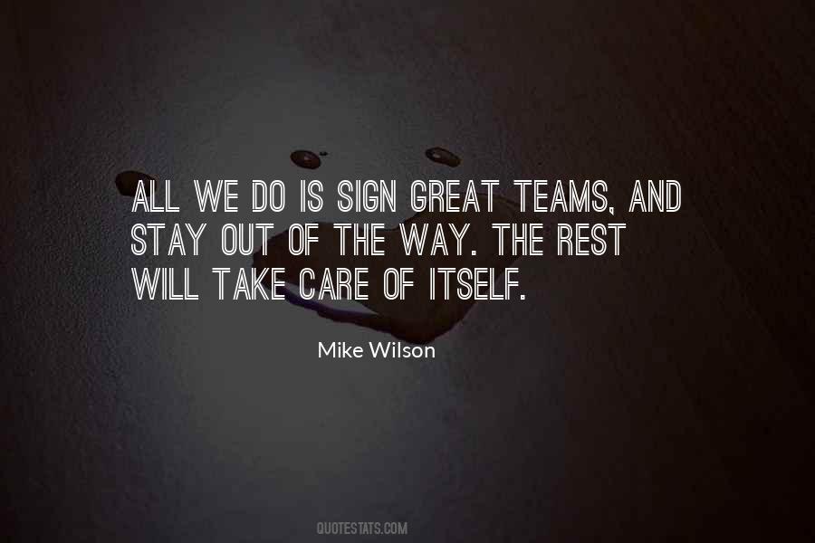 Quotes About Great Teams #1045086