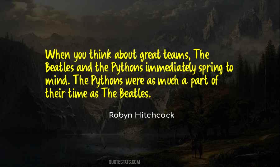 Quotes About Great Teams #1274137