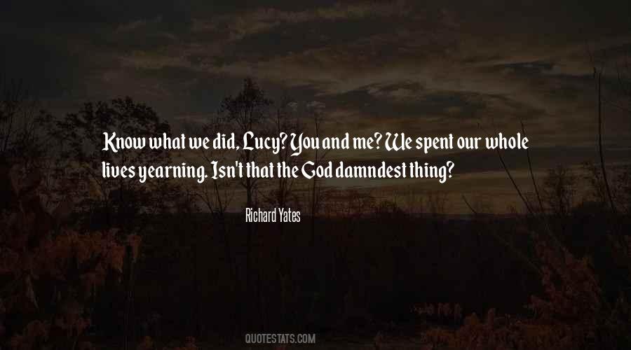 Quotes About Yearning For God #1081408