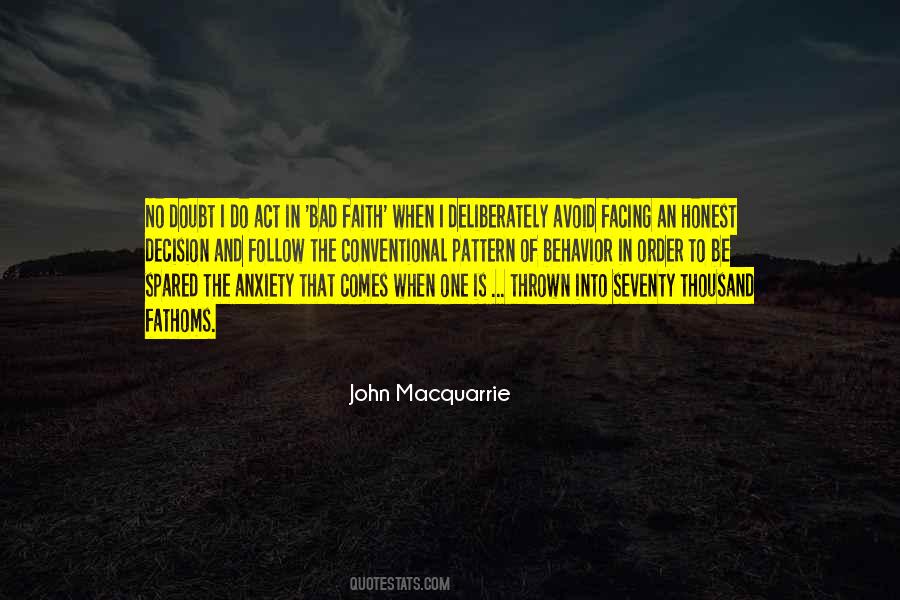 Bad Faith Quotes #501494