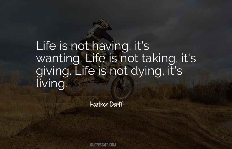 Not Dying Quotes #387306