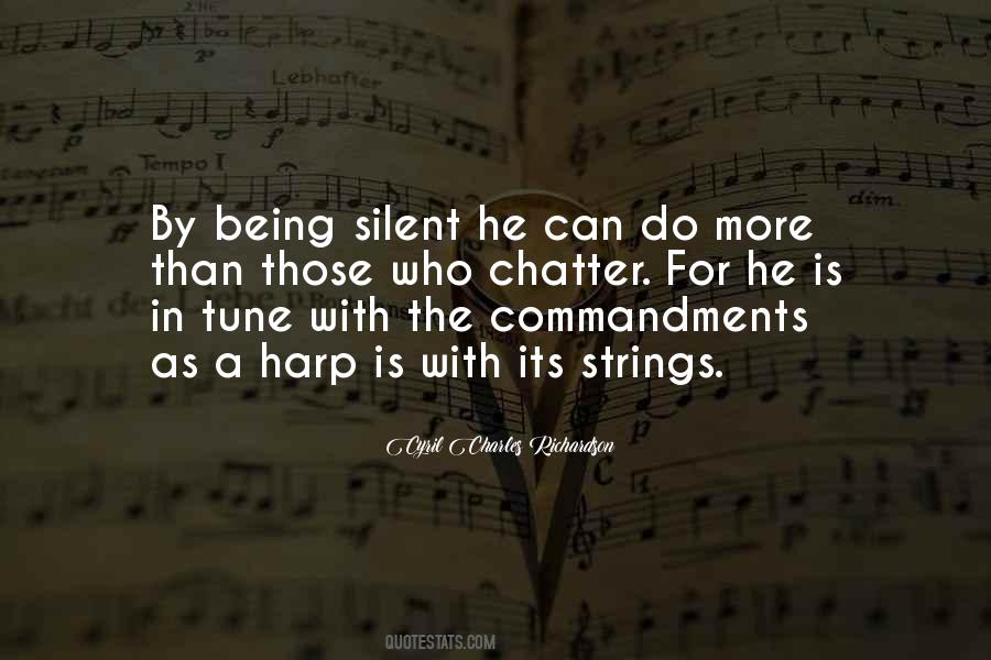 Quotes About Being Silent #3584