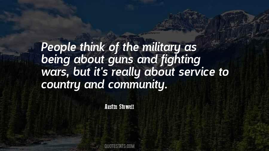 Quotes About The Military Service #1039141