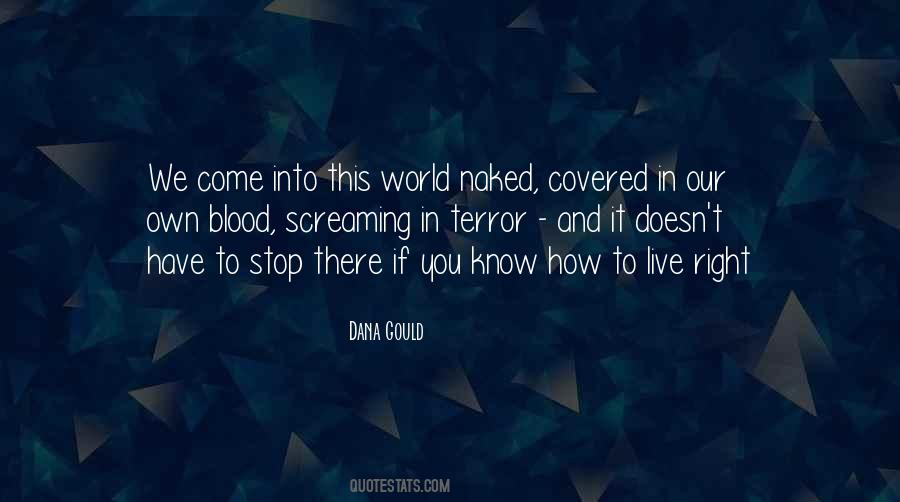 Blood Covered Quotes #823424