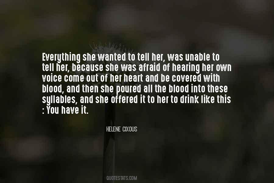 Blood Covered Quotes #847594