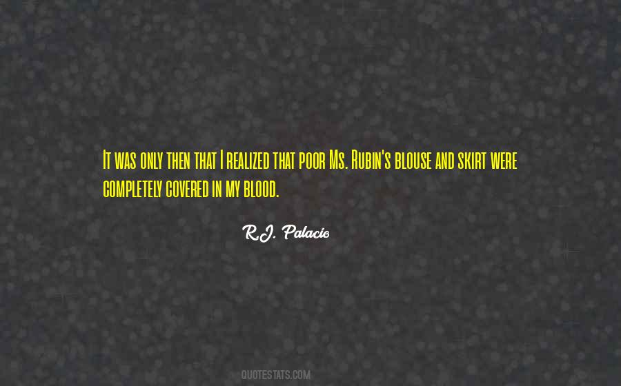 Blood Covered Quotes #908529