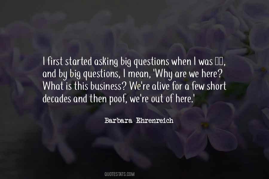 Quotes About Short Questions #1445963