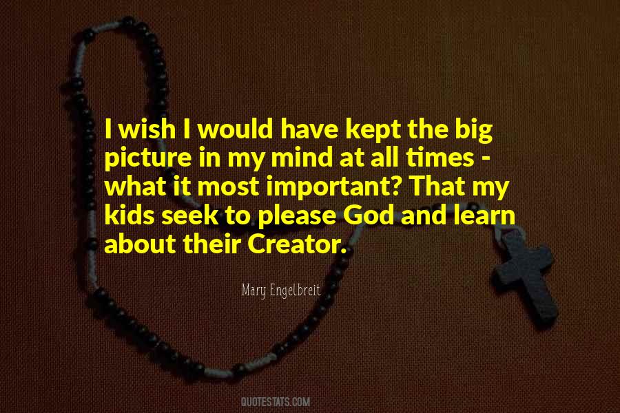 Quotes About Please God #1111009
