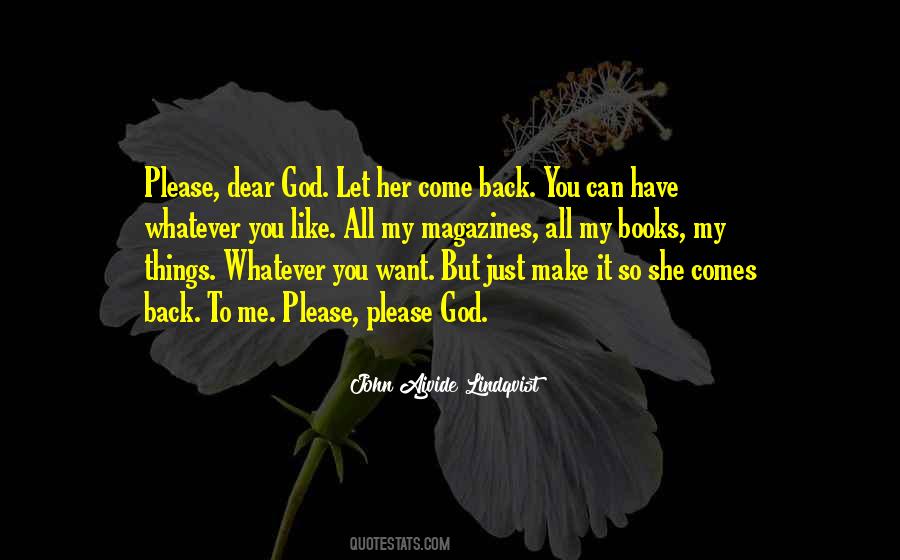 Quotes About Please God #1146529