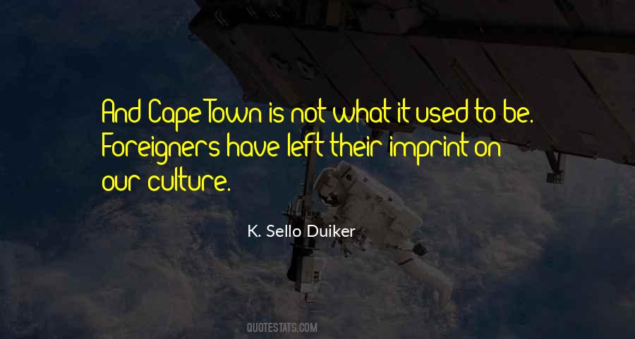 Quotes About Cape Town #325029