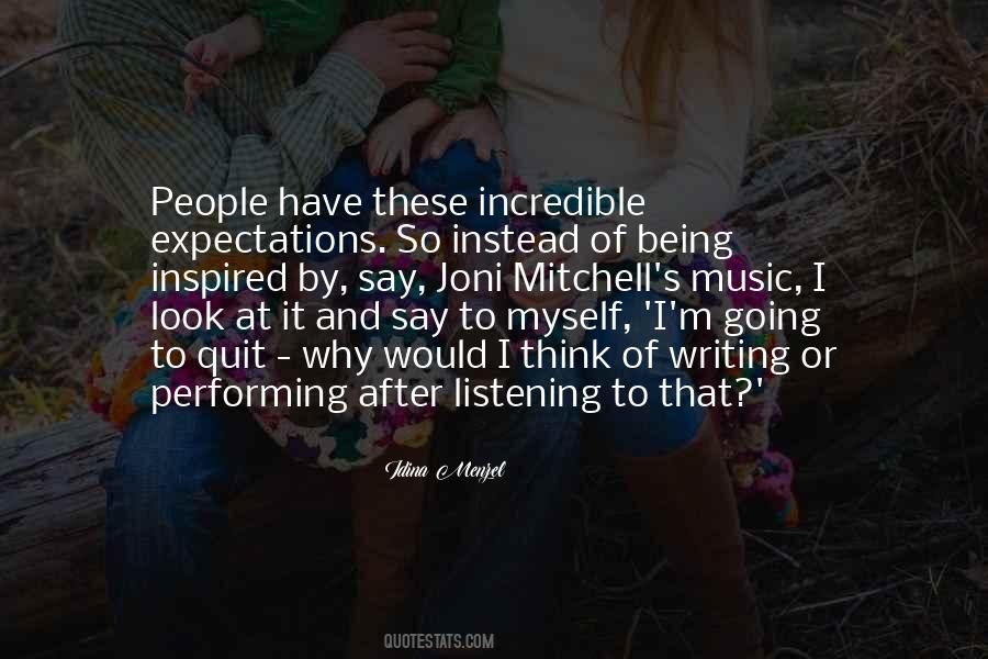 Quotes About Myself And Music #211506