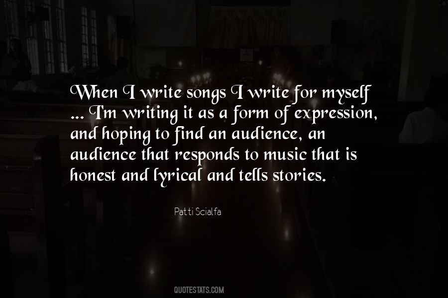 Quotes About Myself And Music #333588