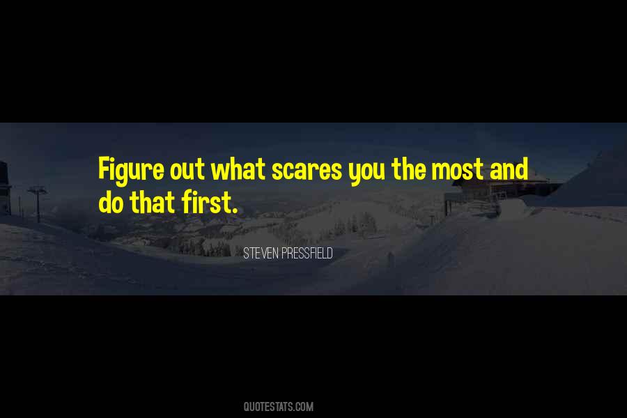 Quotes About What Scares You #421623