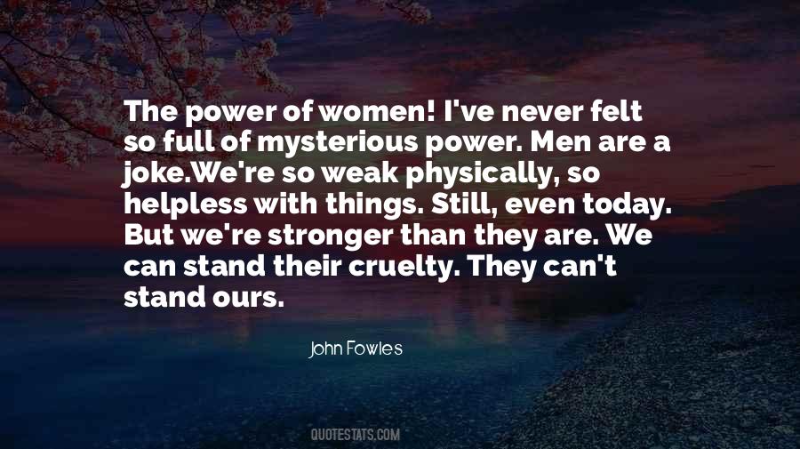 Mysterious Power Quotes #239069