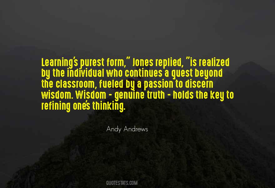 Quotes About Learning The Truth #1322136