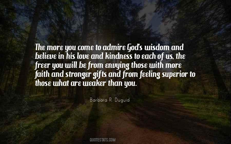 Quotes About God's Gifts To Us #1240131