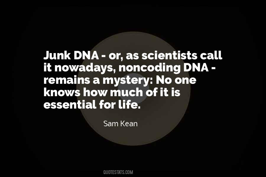 Noncoding Dna Quotes #316986